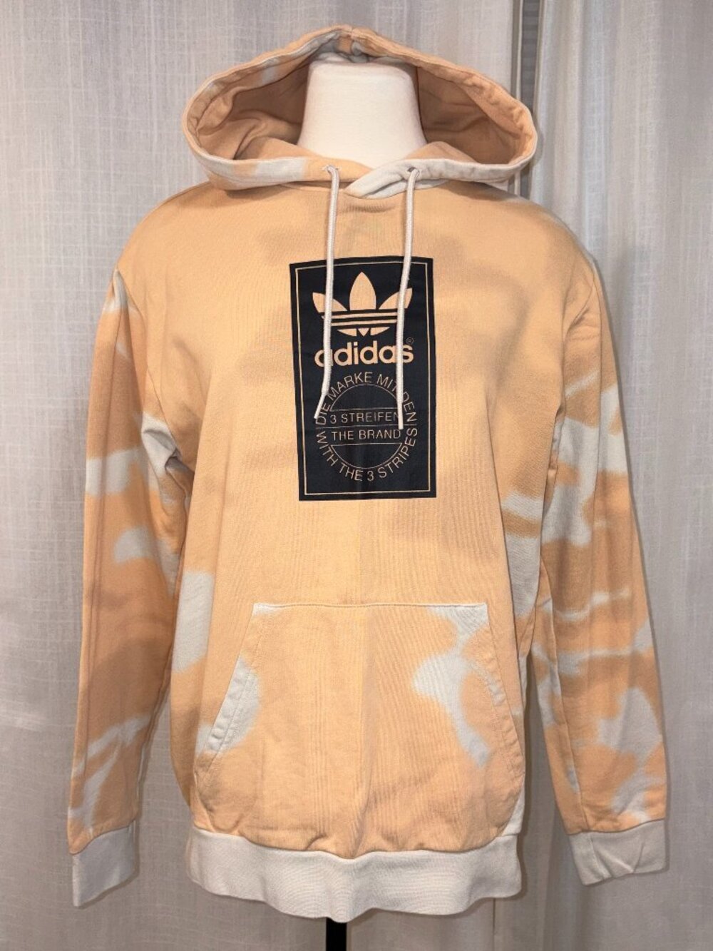Adidas "The Brand With The 3 Stripes" Tie-dye Hoodie